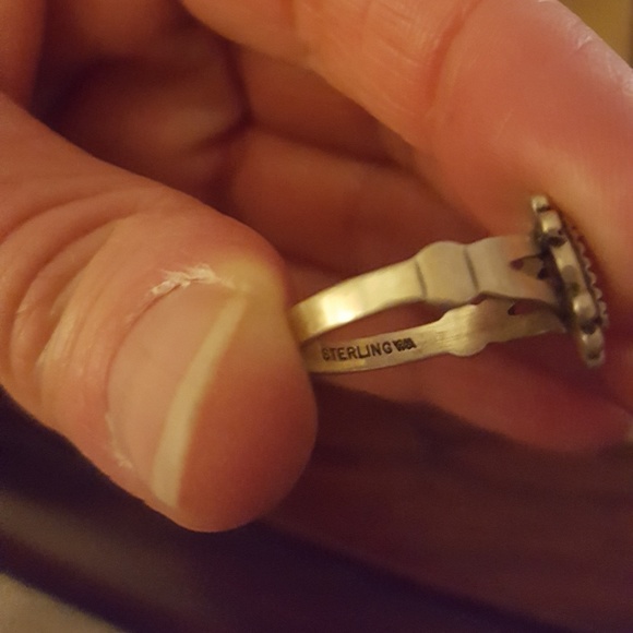 Sterling Silver 925 MOP Ring - Picture 6 of 7